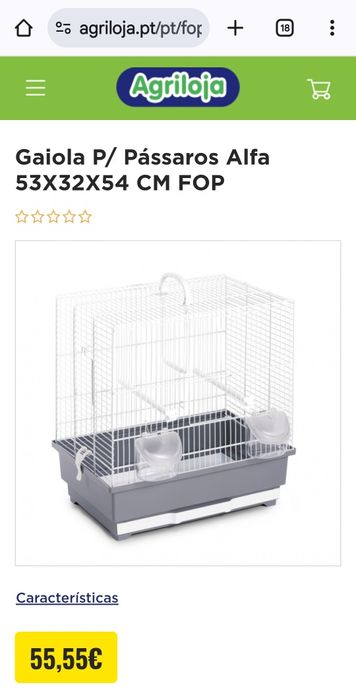 Gaiola grande como nova