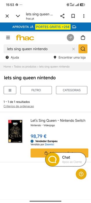 Jogo nintendo switch Let's Sing Queen  (com microfones)