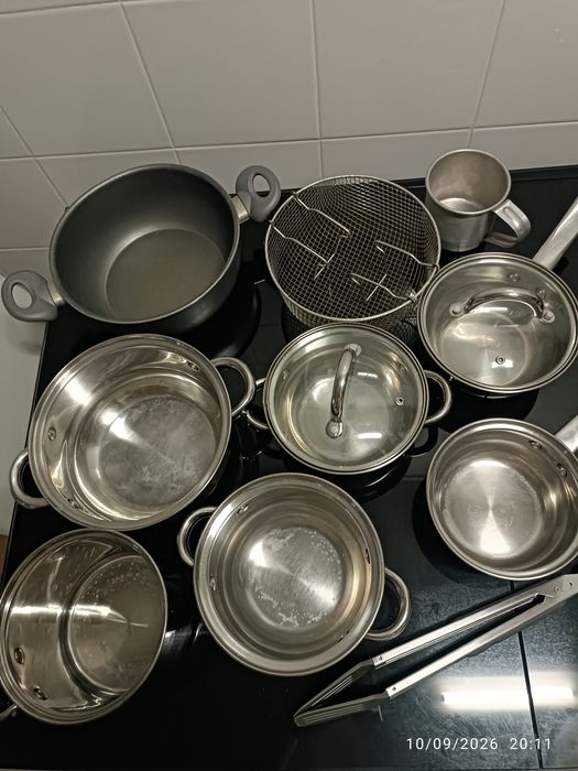 Tachos e Panelas -trem de cozinha - 12 peças