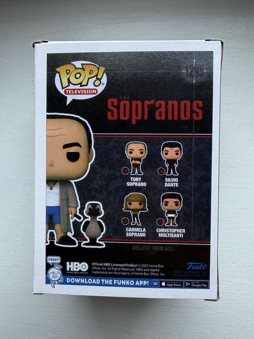 Funko Pop Tony Soprano with duck
