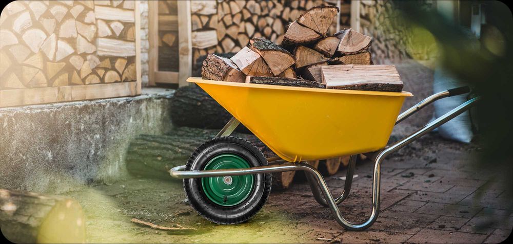 Koło kółko do taczki taczek mocne z dętką pompowane 4.80/4.00-8 + ośka