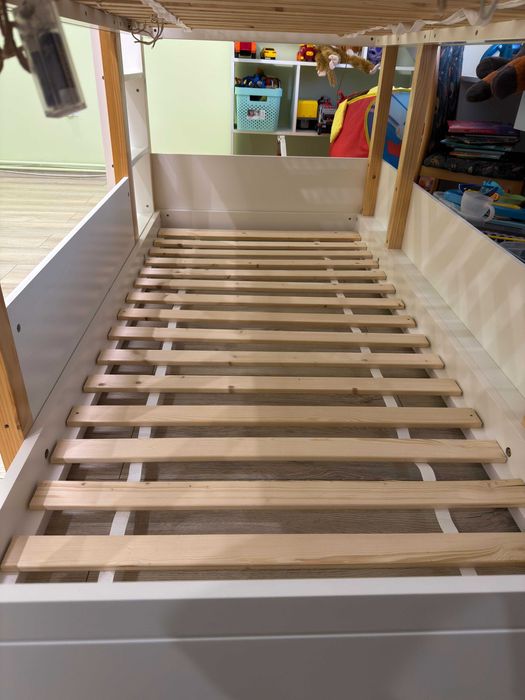 Łóżko piętrowe, łóżeczko domek, Nature Kid