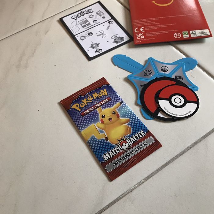 Karta do gry Pokemon pocket ball zabawka McDonald’s UK