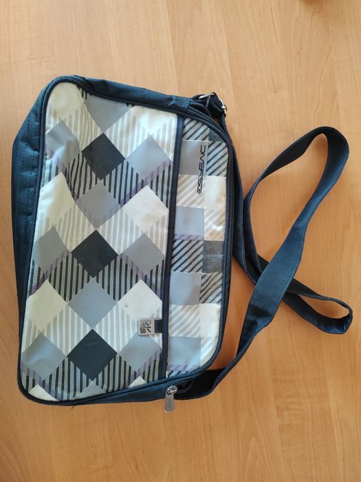 Torba Listonoszka Miejska DIVERSE | Krata | Dużo przegródek!