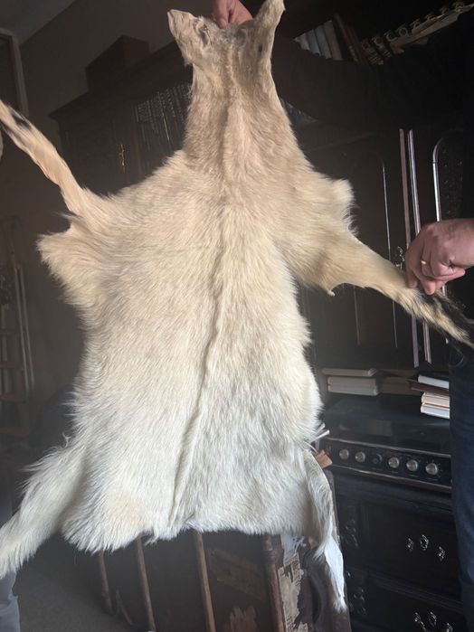 Tapete de pele de cabra