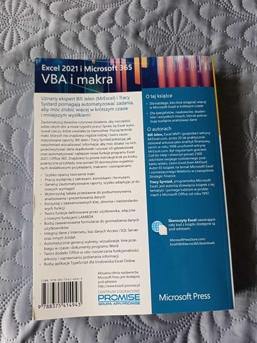 Excel 2021 i Microsoft 365 VBA i makra