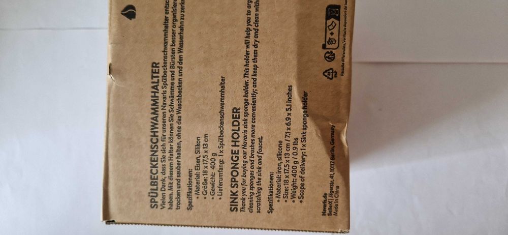 Stojak do suszenia naczyń, gąbki do naczyń