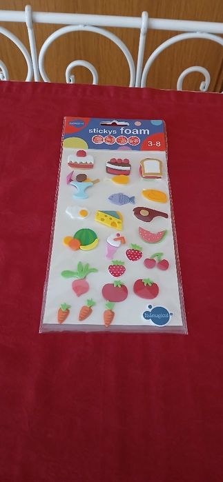 Stickys foam da ItsImagical, embalados
