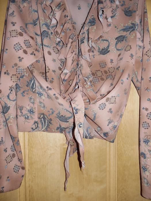 Bluzka dł rękaw jasny brąz-beż roz 38/44/46