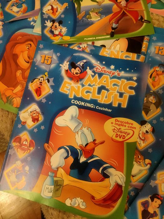 Coleção Walt Disney original aprender inglês crianças e adolescentes