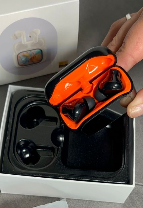 Auriculares bluetooth com ecrã LCD com sistema IA  e tradutor