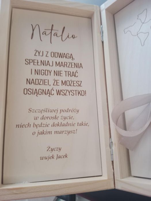 Pudełko na pieniądze na 18