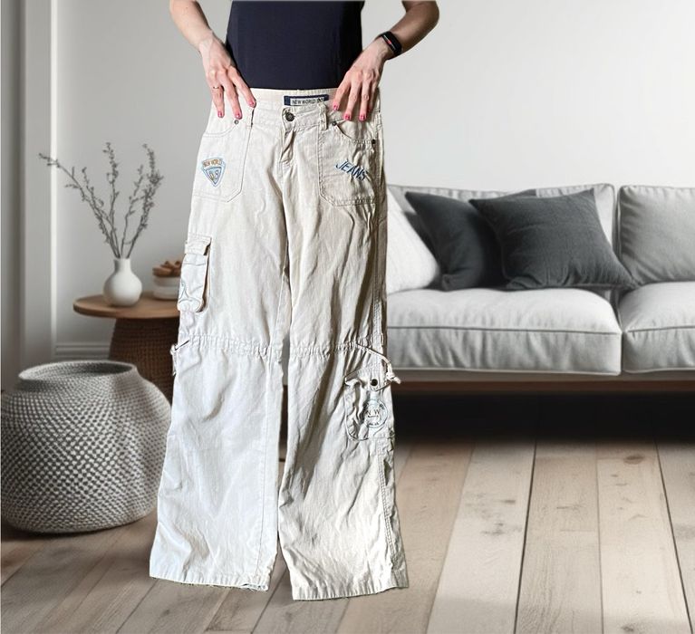 Штаны Y2K широкие хип-хоп