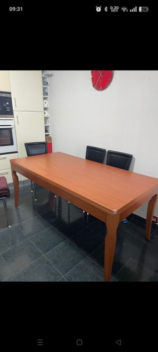 Mesa Madeira 8+ lugares