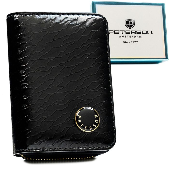 Portfel damski skóra+PU PTN PX33-CNF-5563 Black