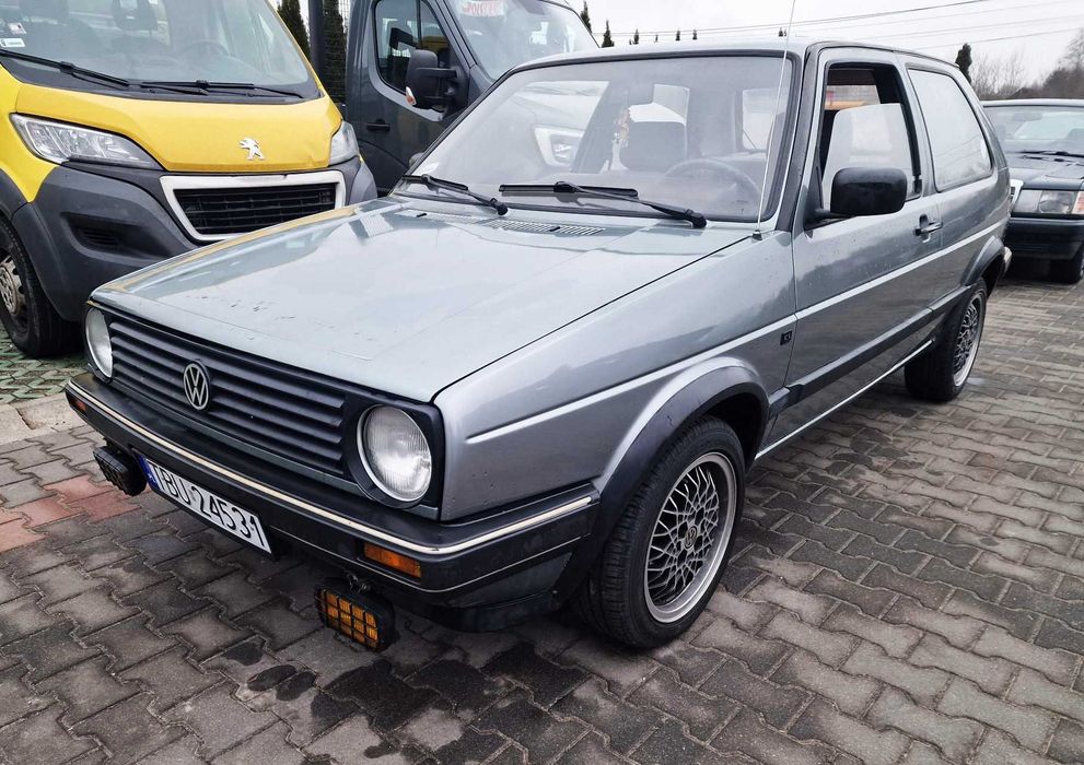 Volkswagen Golf 2 II 1987r 1,3 ładny zadbany 3 drzwiowy szary