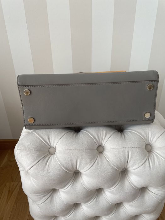 Torebka torba Max Mara MaxMara Nude szara musztardowy duża