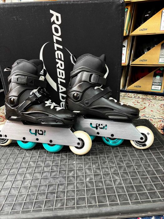 Rollerblade RB DA Danny Aldridge 36,5 (23 cm) + szyny WIZARD Sago 90 4x90/3x100