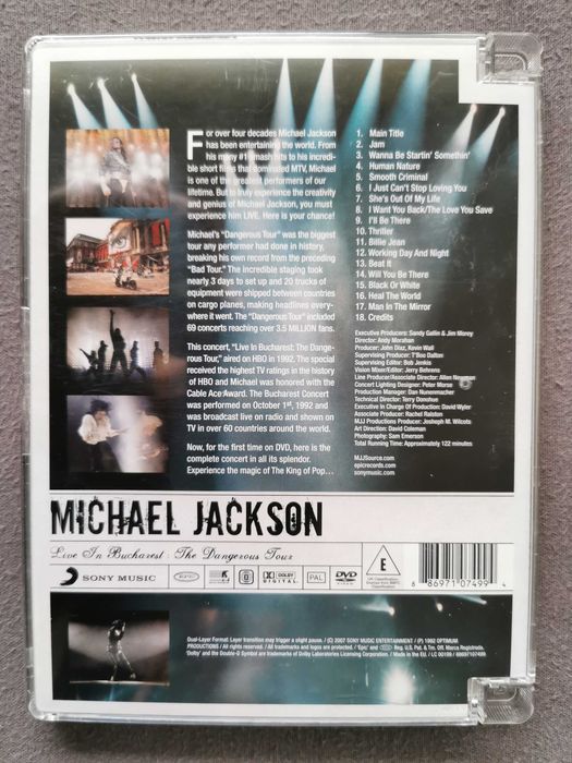 Michael Jackson 5 x DVD kolekcja Stan Idealny JAK NOWE