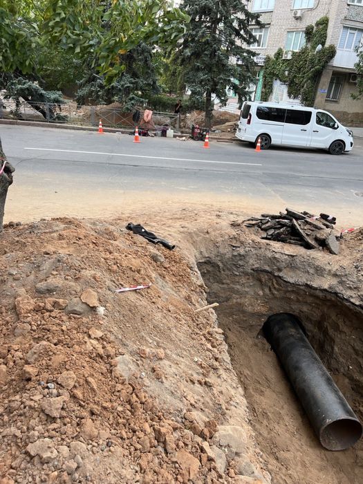 Замена водопровода, в резки,канализация( Проколы под дорогой ...