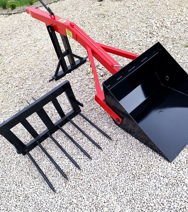 Ładowacz na tył ciągnika łyżka widły tur na tył do obornika