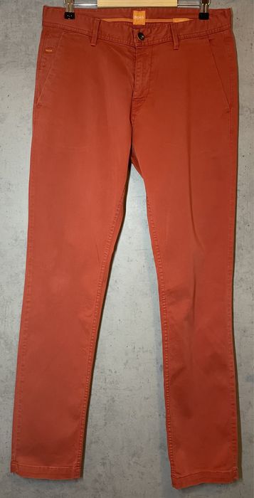 Boss Orange spodnie męskie pomarańczowe rozmiar 31/34