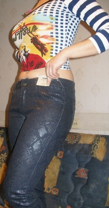 Эксклюзивные джинсы скинни Принт Питон Великобритания Denim Co Новые!