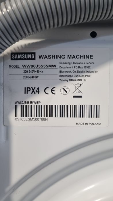 Máquina de Lavar Roupa Eco Bubble, 8 kg 1400rpm