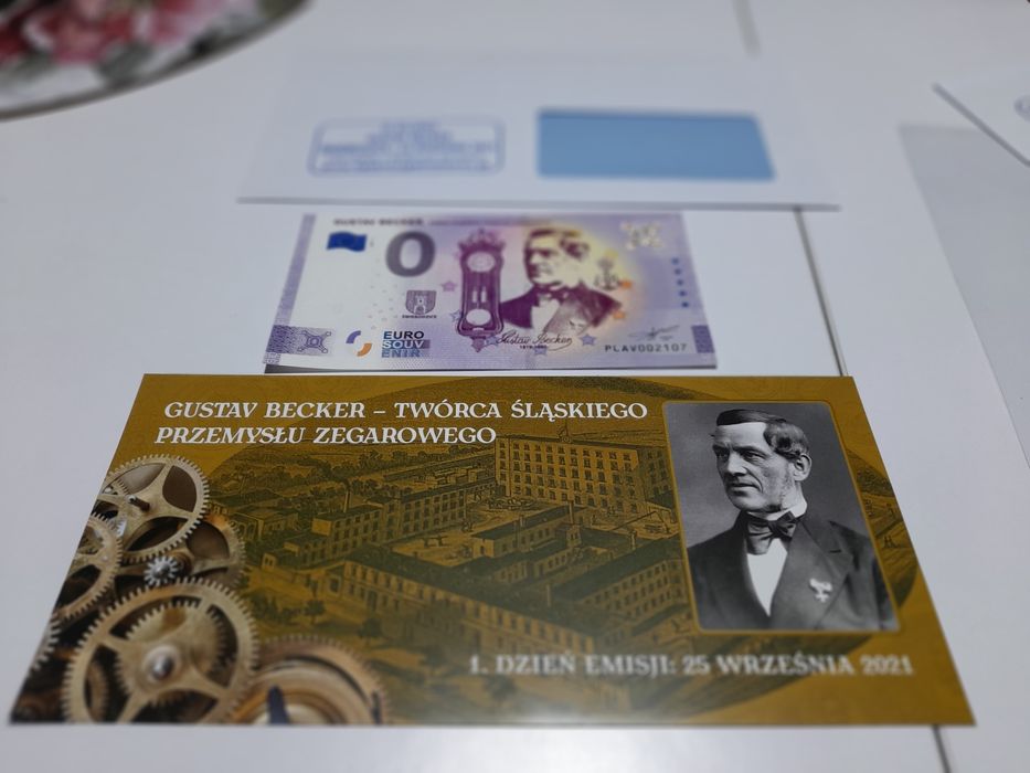 Banknot 0 euro Gustav Becker