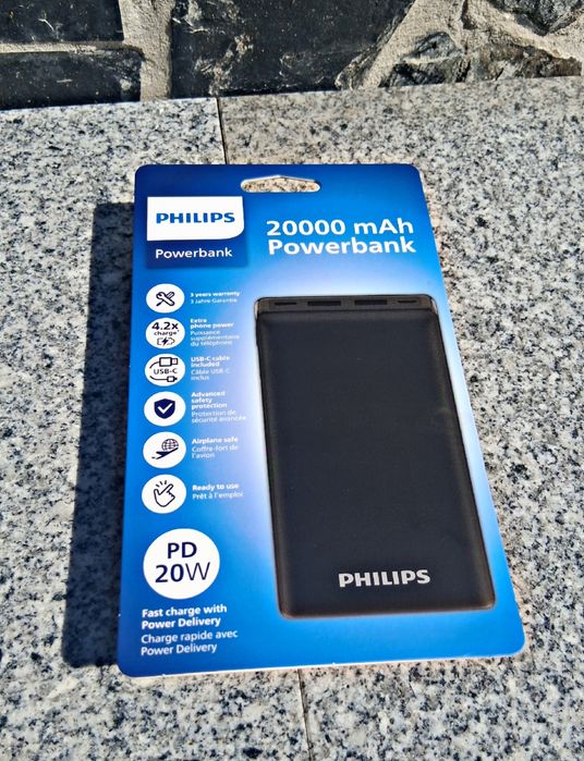 Powerbank Philips 20.000mAh Fast Charge