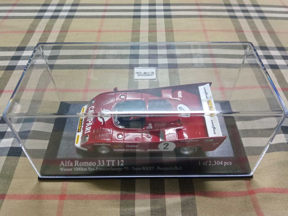 1/43 Alfa Romeo 33 TT 12 "1000km Spa-Francochamps" 1975- Minichamps