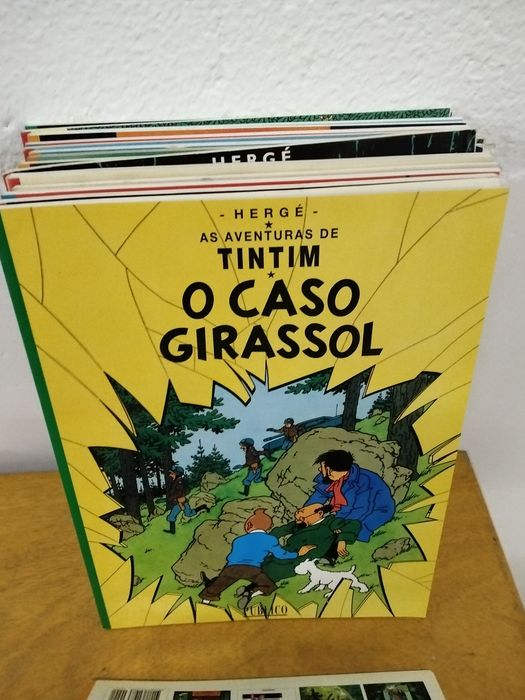 Tintin.  Livros.
