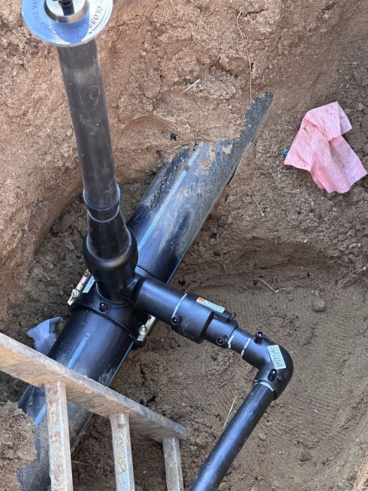 Przeciski pod drogami- rura stalowa ,przyłącza wody i Kanalizacji