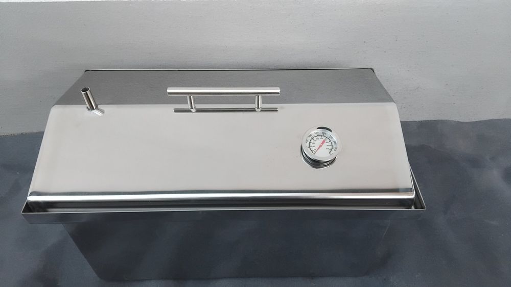 Коптильня горячего копчения из нержавеющей стали 1.5 мм