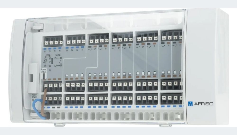 Zestaw do ogrzewania podłogowego AFRISO LISTWA 2x REGULATOR TEMP.