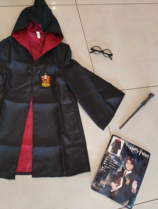 Peleryna  Harry Potter strój kostium czarodziej magik mag halloween