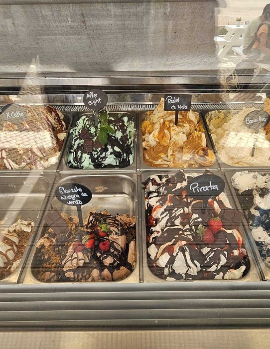 Vitrine de gelados