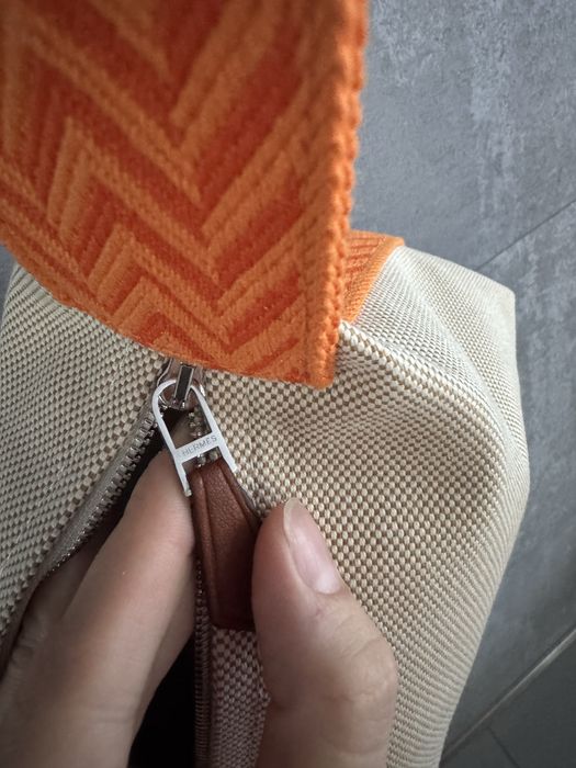 Hermes kosmetyczka bride a brac case saszetka do ręki plażowa mała mini pm gm