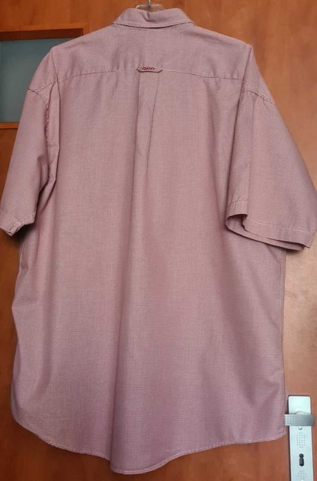 GANT  koszula z krótkim rekawem w pepitkę roz 4XL