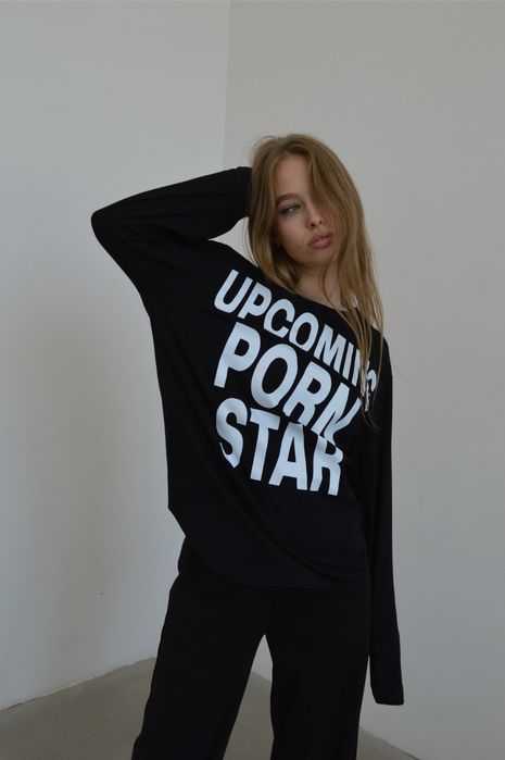 Upcoming Porn Star Number Nine longsleeve (opium, y2k, archive): 1