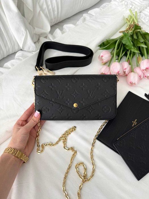 Louis Vuitton Felicie Pochette Black
