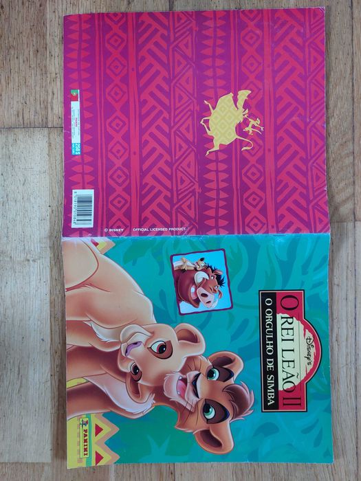 Caderneta de cromos "O rei Leão II" - Completa + poster