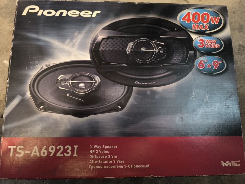Colunas auto Pioneer 400w como novas