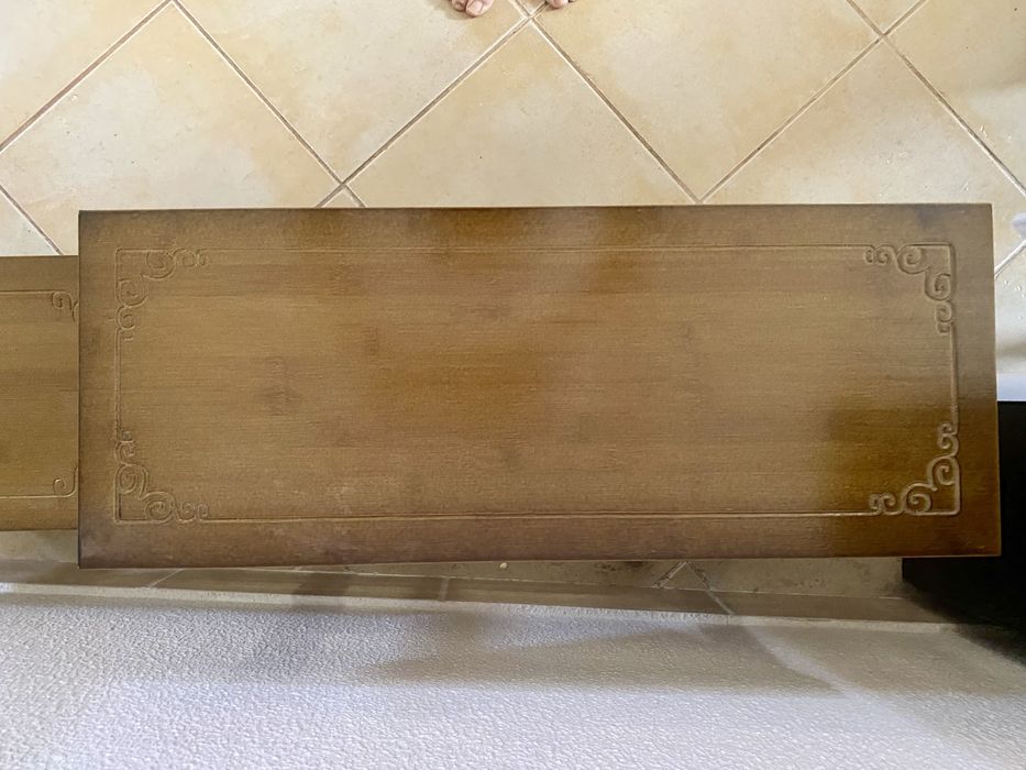 Sapateira / Banco de Entrada em Bambu Natural (Como Nova)