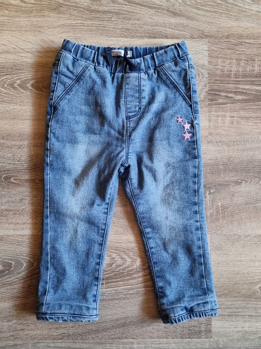 Spodnie jeans ocieplane SINSAY r.92