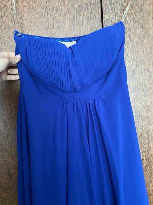 Vestido curto azul