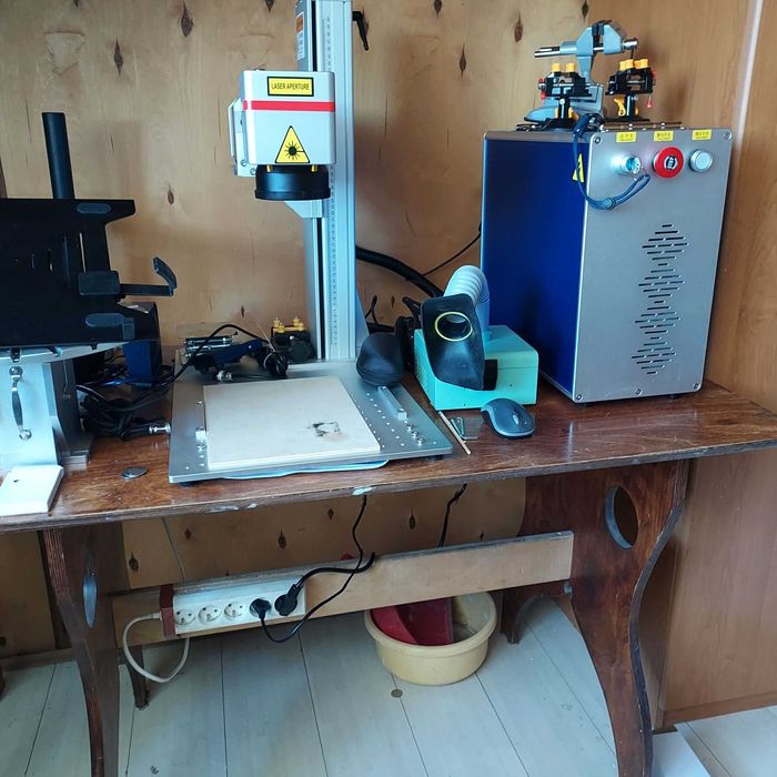 Znakowarka laserowa Laser Fiber 50W Raycus ploter drukarka do metali