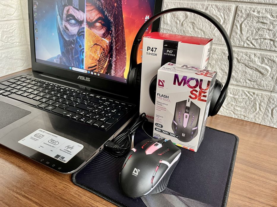 Игровой Asus + Nvidia MX + SSD/HDD + игры + комплект