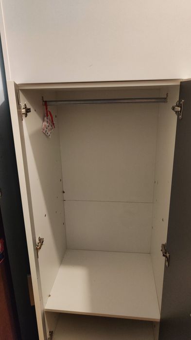 Łóżko piętrowe młodzieżowe z szafą