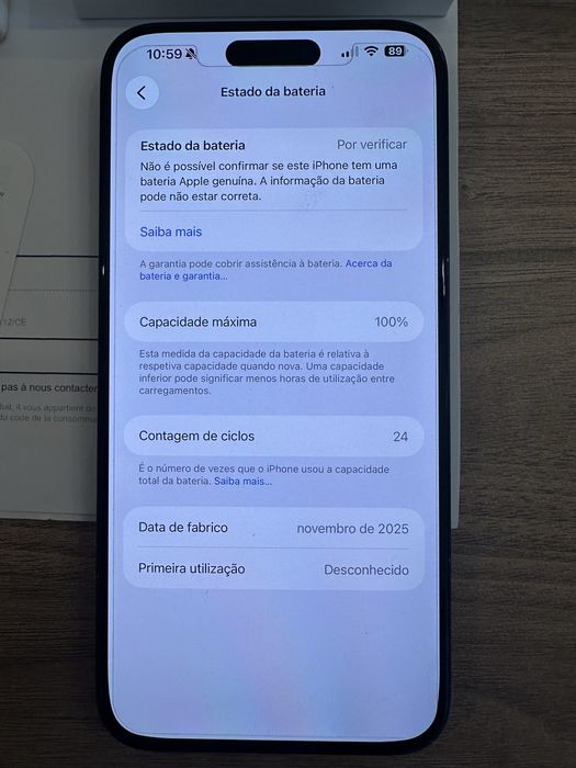 Iphone 15 Pro Max 256Gb com fatura e garantia